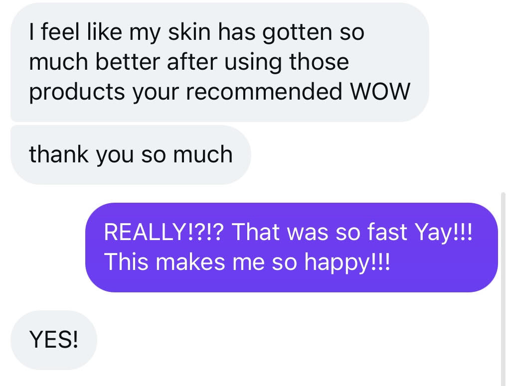 Customer testimonial
